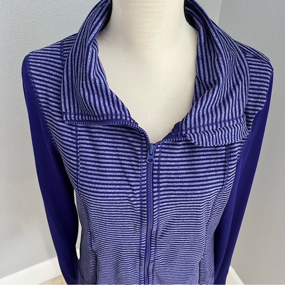 90 Degree By Reflex Purple Striped Women's Vest - Picture 2 of 11